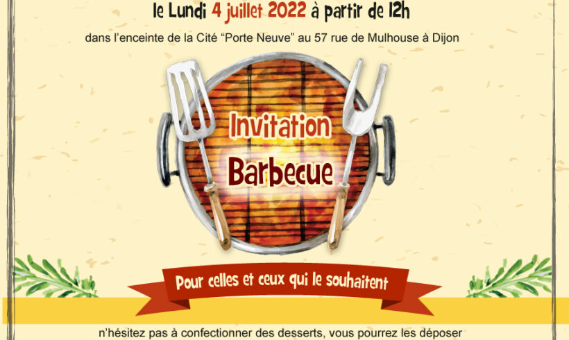 mailing inscription “Barbecue”